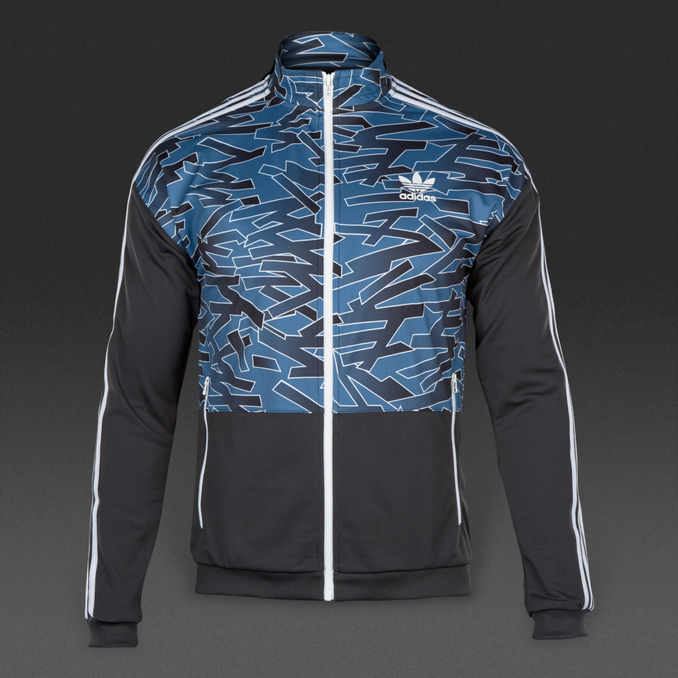 Adidas Originals Shatter Stripe Blocked Track Top AOP / Blue for Men